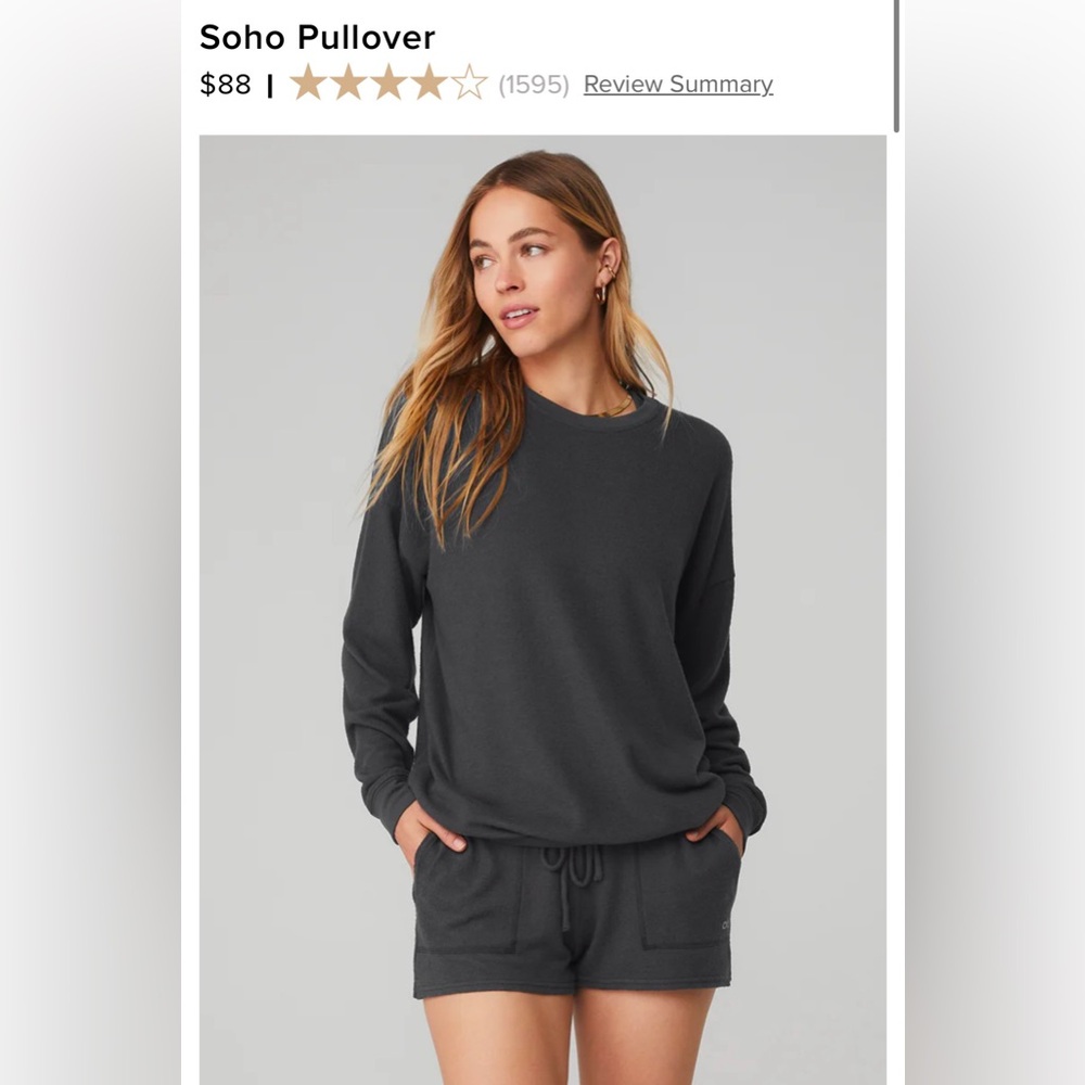 Alo Soho Pullover Size L